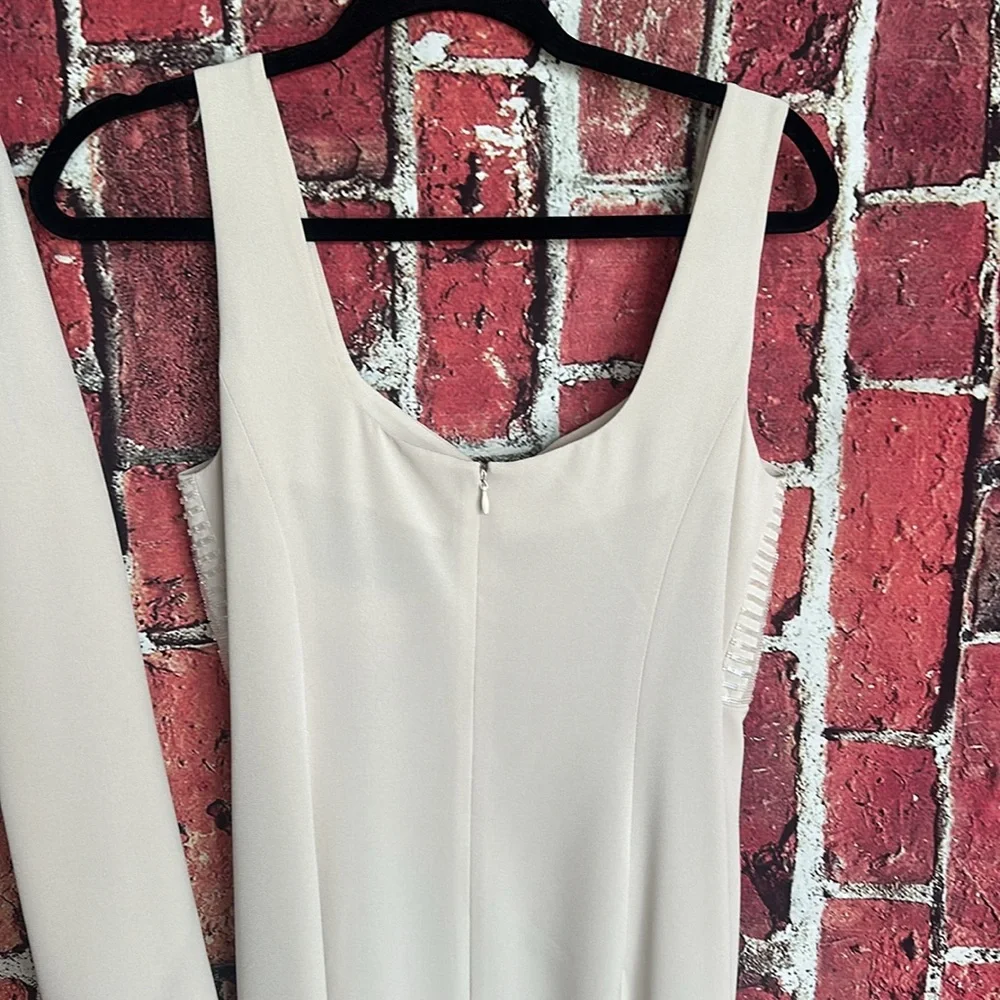 Daymor Couture Cream Dress and Jacket Set - Size 6